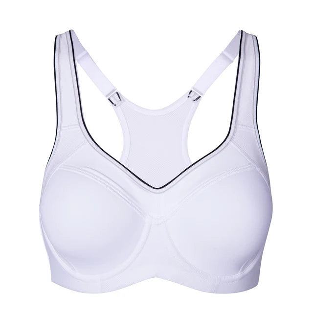SYROKAN Sports Bra Women Push Up Full Support High Impact Racerback Lightly Lined Underwire 2023 New Undrwear Bras Shockproof