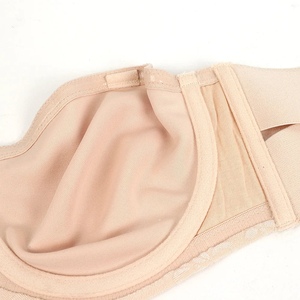 Women's Strapless Minimizer Bras for Big Bust