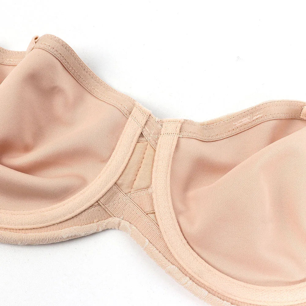 Women's Strapless Minimizer Bras for Big Bust