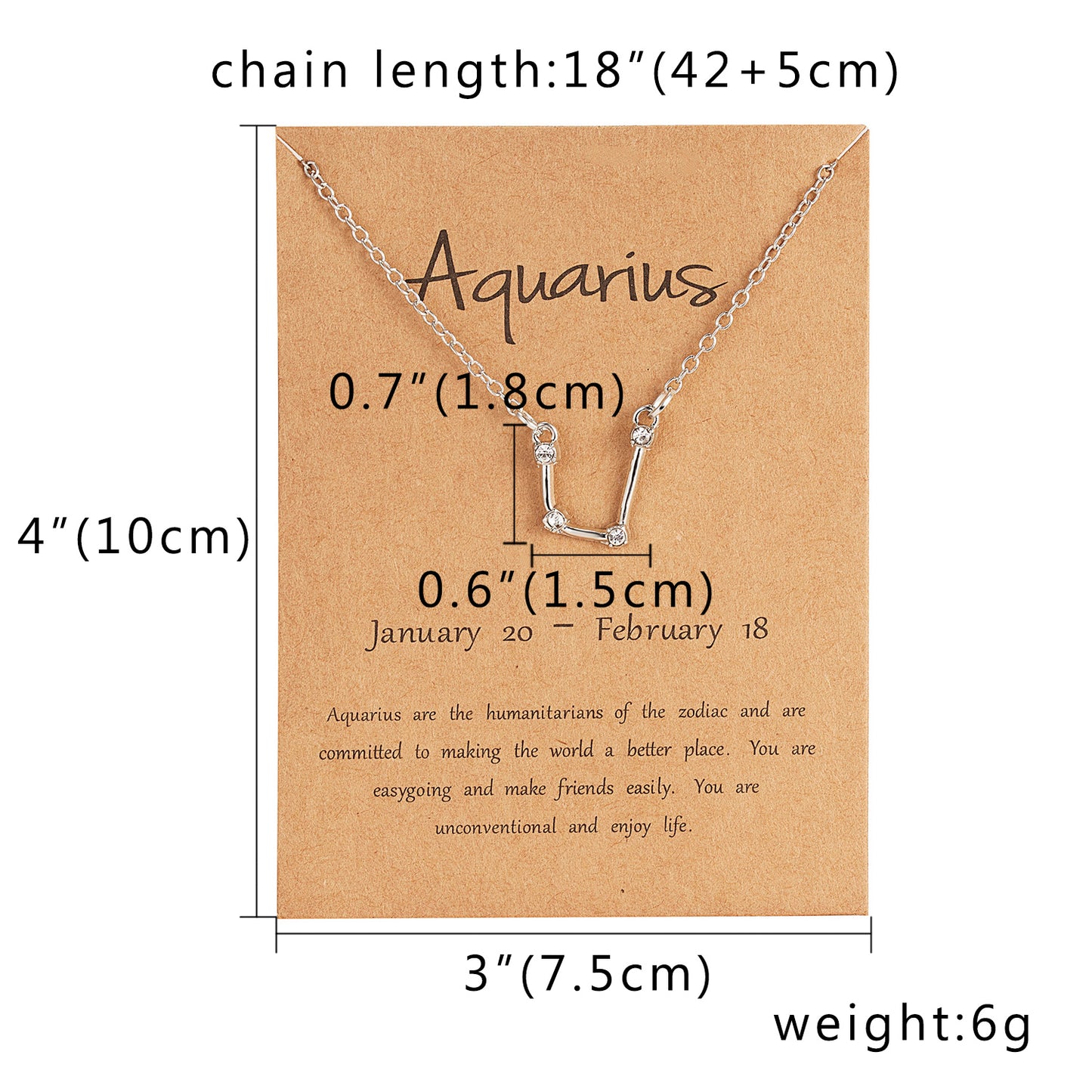 Constellation Zodiac Sign Necklace