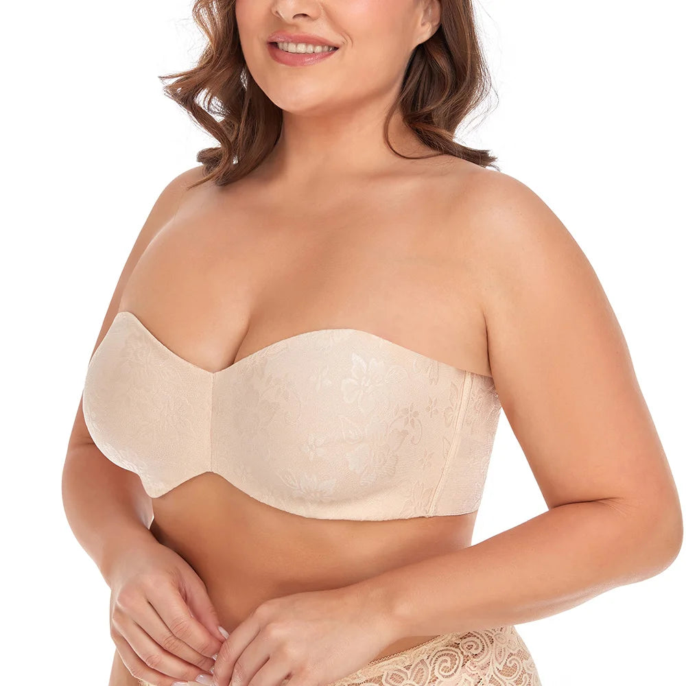 Women's  Strapless Minimizer Bras for Big Bust