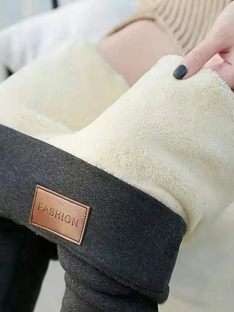 Women's  High Waist Winter Thermal  Leggings