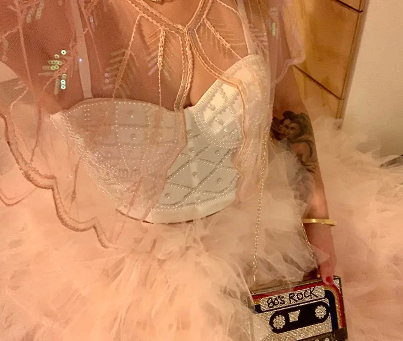 Full Beads Corset Top