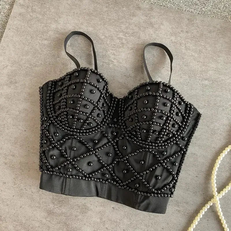 Full Beads Corset Top